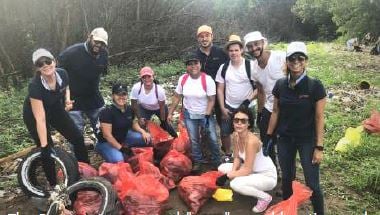 Panama coastal cleanup